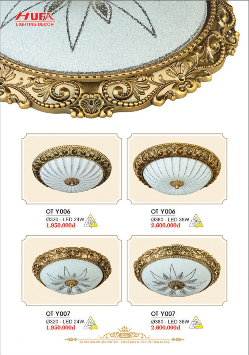 Bảng giá đèn trang trí HUFA